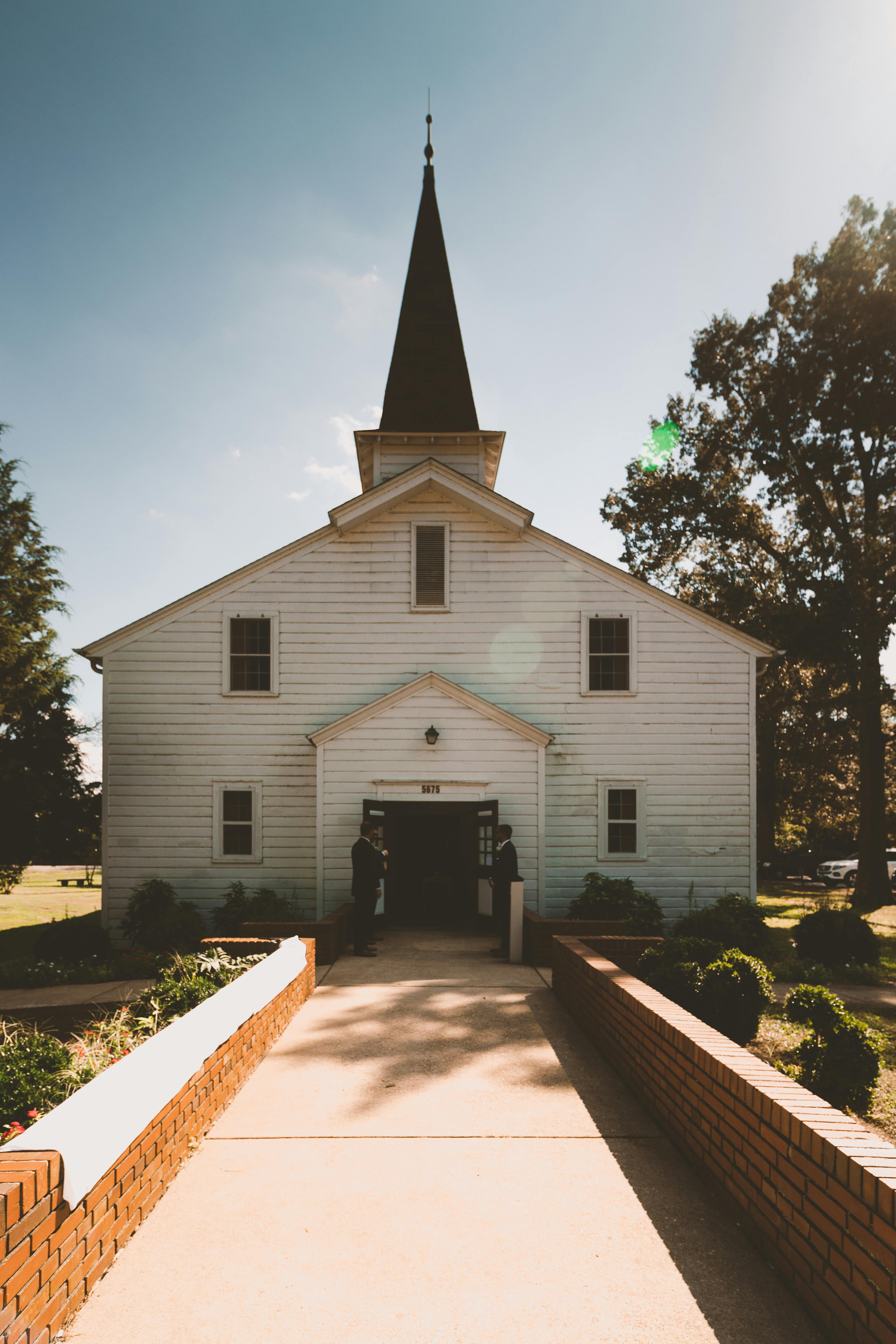 A church