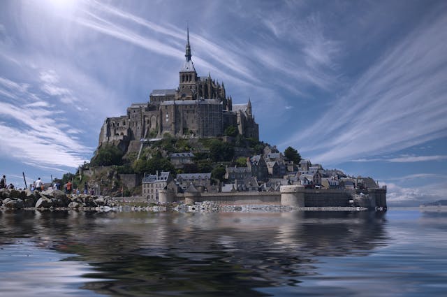 A church